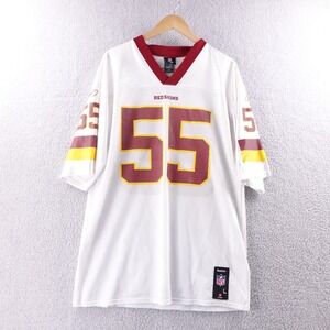 Washington Redskins NFL Football Jersey 55 Sean Taylor Reebok Men's Size L White